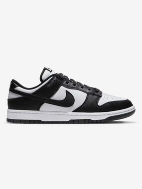 Nike Dunk Low Retro Black White Sneakers Women’s Size 8